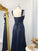 Satin Straps Woven Sleeveless A-Line/Princess Elastic Ruched Floor-Length Dresses