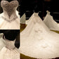 Cathedral Sleeveless Train Gown Ball Sweetheart Applique Sequin Tulle Wedding Dresses