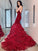 Layers Organza Trumpet/Mermaid Court One-Shoulder Train Sleeveless Dresses