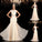 A-Line/Princess Beading Neck Sheer Sleeveless Long Chiffon Dresses