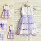 Scoop Tea-Length Tulle Flower Sleeveless Hand-made A-line/Princess Flower Girl Dresses