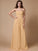 Ruffles A-Line/Princess Sleeveless Chiffon Sweetheart Long Bridesmaid Dresses
