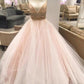 Summer Tulle V-Neck Garden Elegant Bridal Gowns Chiffon Wedding Gowns JS239